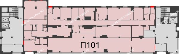 Апартаменты Бирюза в Гордеевке - планировка 1 этажа