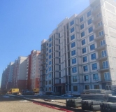 Ход строительства дома 1 в ЖК Ривер Парк -