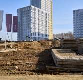 Ход строительства дома 6 в ЖК Разум в Академическом -
