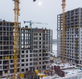 Ход строительства дома 1 в ЖК Урбан Мартен -