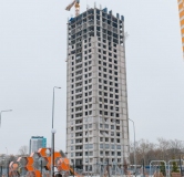 Ход строительства дома № 8 в ЖК Мёд -