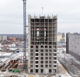 Ход строительства дома № 117, корпус 13 (4Б) в ЖК Фатера -