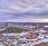 Ход строительства дома 12 в Клубный дом Большой -