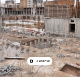 Ход строительства дома Литер 6 (16-1) в ЖК Ридс (REEDS) -