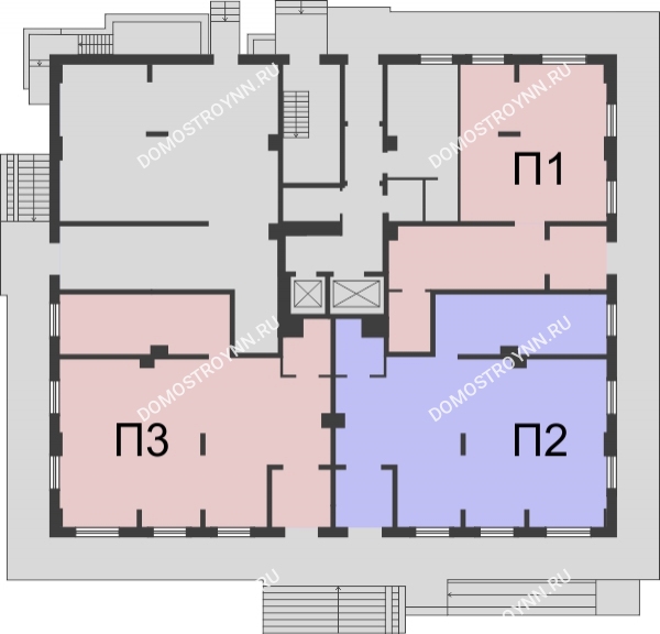 Планировка 1 этажа в доме № 3 в ЖК Маленькая страна
