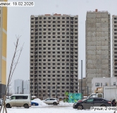 Ход строительства дома 147.1 в ЖК Ручьи -