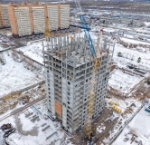 Ход строительства дома 3.2.2 в ЖК Остров на Норильской -