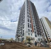 Ход строительства дома 7.2 в ЖК Паруса -