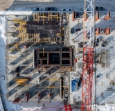 Ход строительства дома 1 в ЖК Страна. Тополёвая -