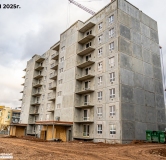 Ход строительства дома 9, 1 этап в ЖК Родные росы -