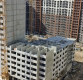 Ход строительства дома № 107, 2 секция в ЖК Боровое -