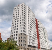 Ход строительства дома 25 в ЖК Соседи -