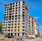 Ход строительства дома корпус 3 в ЖК Счастье в Кольцово -