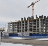 Ход строительства дома 1Д в ЖК На Тенистой -