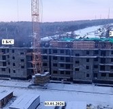 Ход строительства дома 2, 3 очередь в ЖК Радужный Парк -