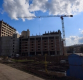 Ход строительства дома 1.4 в ЖК Нагорный -