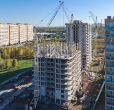 Ход строительства дома 3.2.1 в ЖК Остров на Норильской -