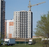 Ход строительства дома 55 в ЖК Дружный -