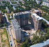 Ход строительства дома 2 в ЖК Квартал на Российской -
