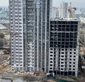 Ход строительства дома 30Б, секция 2 в ЖК Челны Сити -