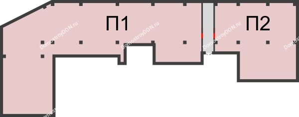 Планировка 0 этажа в доме Литер 1 в ЖК Звезда Столицы