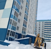 Ход строительства дома 1 в ЖК Выборная-Рябиновая -