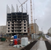 Ход строительства дома 2 в ЖК Небо -