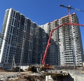 Ход строительства дома 309а, корпус 1 (секция 3, 3 этап) в ЖК Мир -