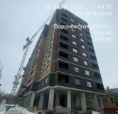 Ход строительства дома 3, секция 1,2 в ЖК Поколение -