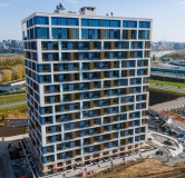 Ход строительства дома 2 в ЖК Горская Лагуна -