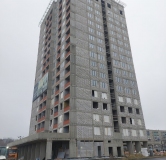 Ход строительства дома секция 1 в ЖК Гармония -