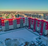 Ход строительства дома 53 в ЖК Вишневая Горка -