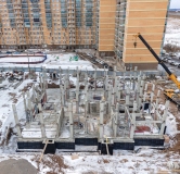 Ход строительства дома 3.2.1 в ЖК Остров на Норильской -