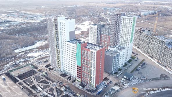 "Амград" растет: строительство макрорайона показали с высоты