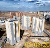 Ход строительства дома № 13 в Микрорайон Нанжуль-Солнечный -