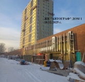 Ход строительства дома 38 в ЖК Автограф -