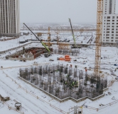 Ход строительства дома 10, корпус 2 в ЖК Остров-сад -