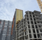 Ход строительства дома 309а, корпус 1 (секция 4, 4 этап) в ЖК Мир -