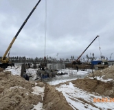 Ход строительства дома 8 в ЖК Изыскателей 219 -