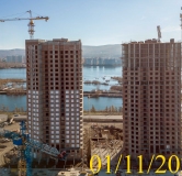 Ход строительства дома № 5.2 в ЖК Новоостровский -