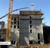 Ход строительства дома секция 4 в ЖК Вектор премиум-квартал -