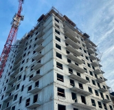 Ход строительства дома 1 в ЖК Новые Горизонты на Советской -