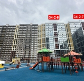 Ход строительства дома 34-2-6, 34-2-7 в ЖК Новое Побережье -