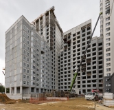 Ход строительства дома 1.3 в ЖК Парк Победы -
