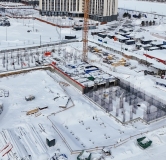 Ход строительства дома 10, корпус 3 в ЖК Остров-сад -