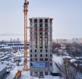 Ход строительства дома 6 в ЖК Толк Медный -