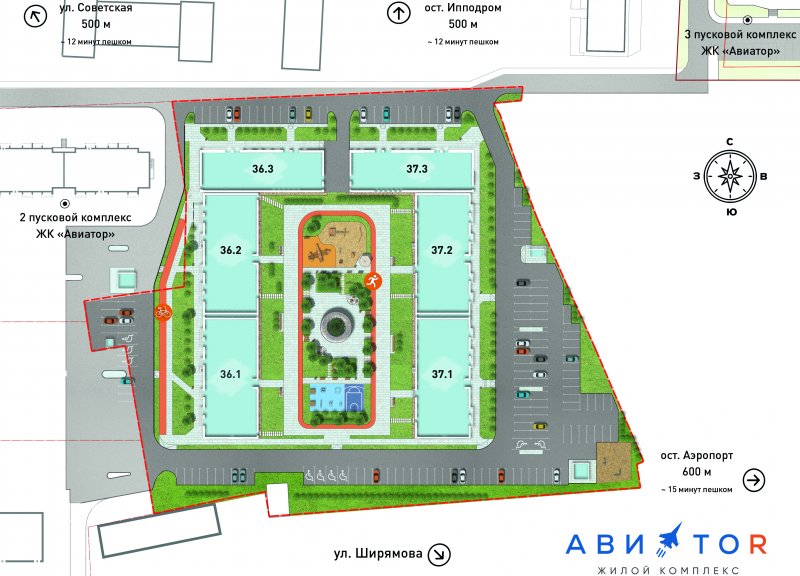 Дом 37 в ЖК Авиатор (Авиатоr) - фото 1