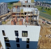 Ход строительства дома 4 в ЖК Зимний Сад -