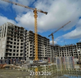 Ход строительства дома 1827 (ГП-75) в ЖК Беринг -