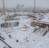 Ход строительства дома 10, корпус 3 в ЖК Остров-сад -